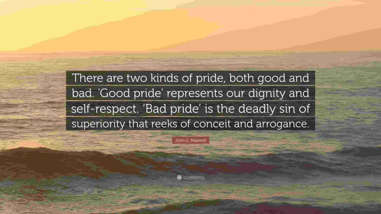 The Difference Between Pride and Dignity (And Why It Matters More Than You Think)